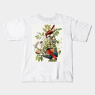 Bird of America  Bird, bird lover, america, beautiful  Public domain painting by John James Audubon Kids T-Shirt